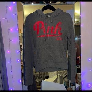 VS PINK full zip hoodie